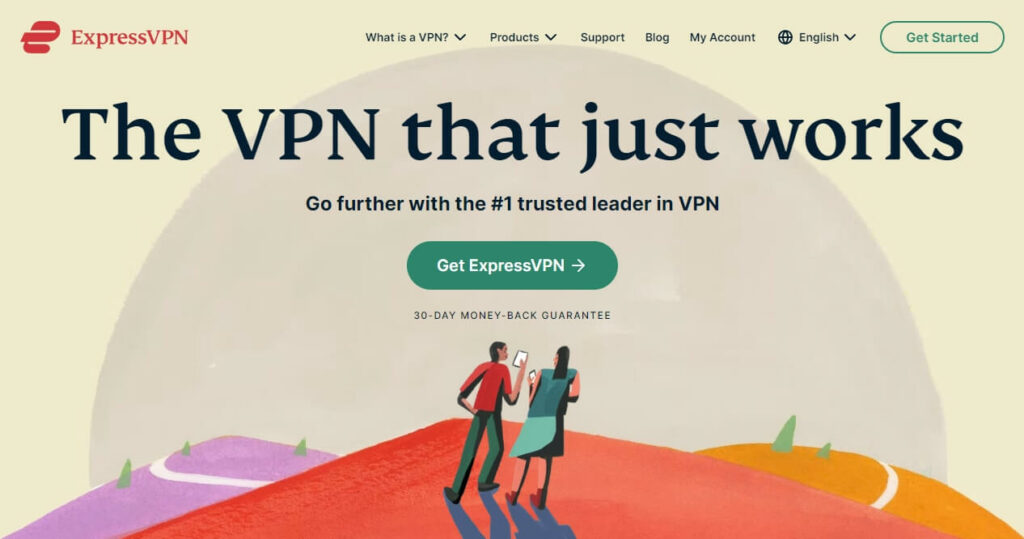 Express VPN 首页